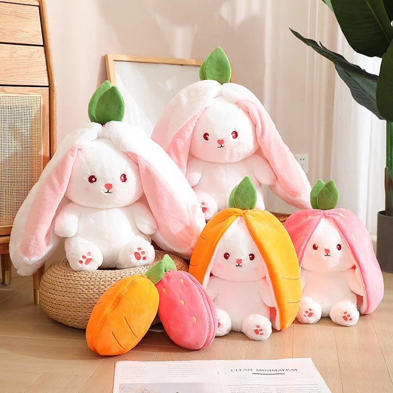 18/25cm Creative Funny Doll Carrot Rabbit